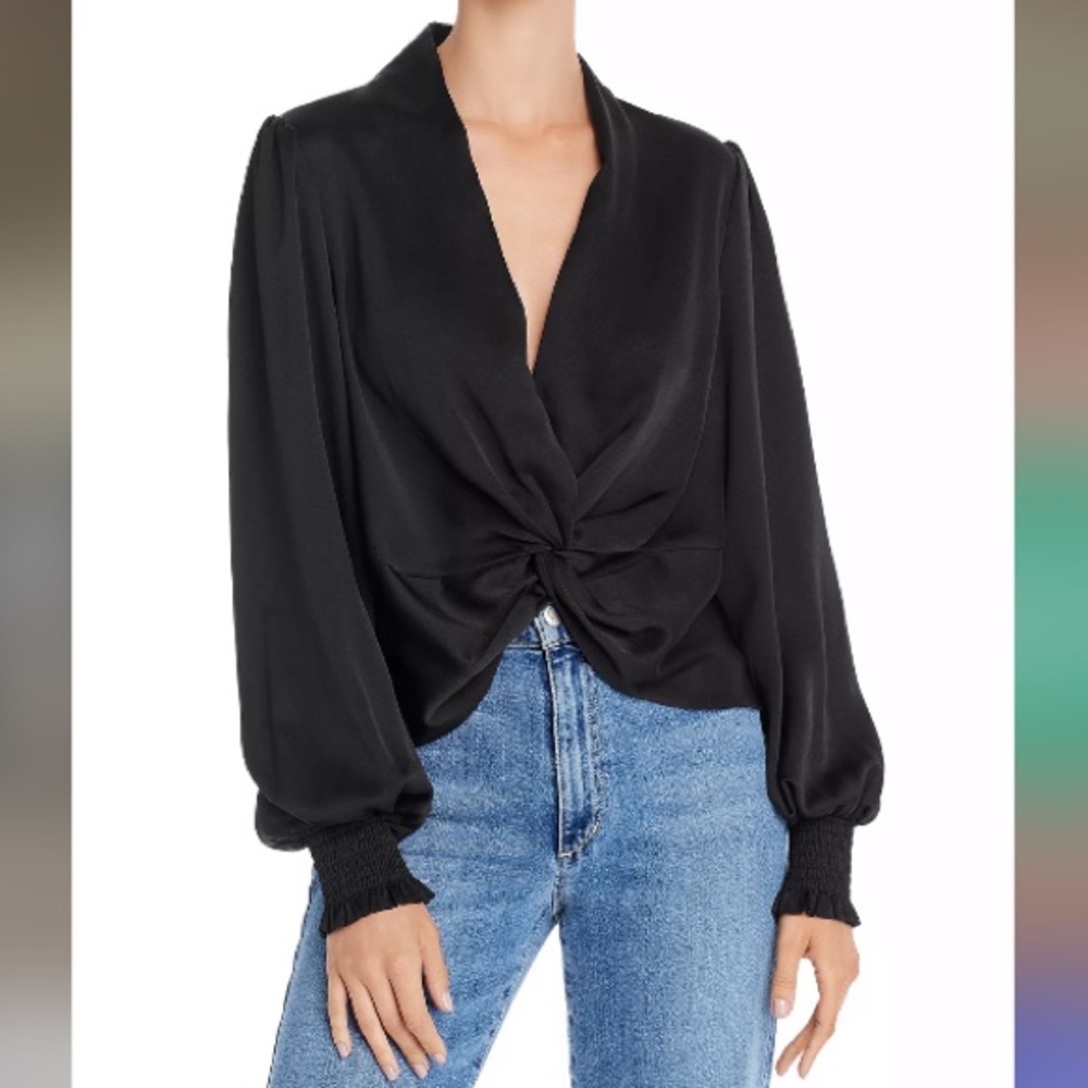 NWT Aqua Twist Front Top